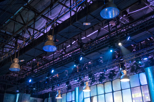 Profesional video studio. light in the film studio