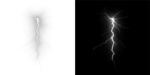 Flash, effect, transparent, light, electric with lightning bolt power in PNG format, perfect overlay for transparent PNG art, adding flash, effect, transparent energy to striking designs.
