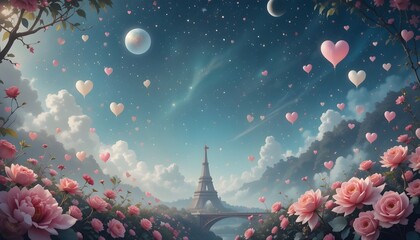  Soft Romantic Background with Gentle Pastel Colors and Subtle Floral Accents for Elegant Designs