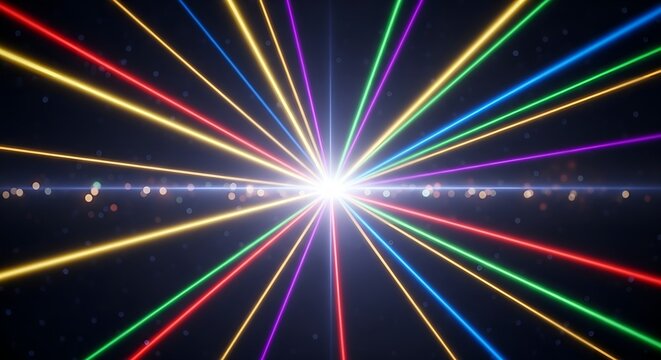 Colorful laser beams background for party events and celebrations high resolution image