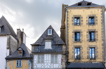Ville de Quimper dans le département du Finistère en Bretagne