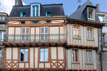 Ville de Quimper dans le département du Finistère en Bretagne