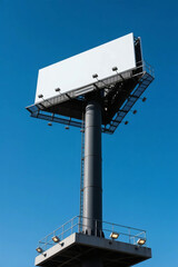 Outdoor light boxes billboards displays screen and giant advertisements mockup photo E-commerce marketing poster Background shooting scene