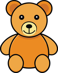 Obraz premium teddy bear icon on transparent background