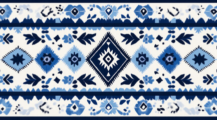 Vintage ethnic style carpet design