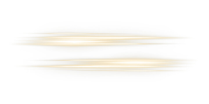 Light, gold, line, flare, effect elegant PNG light flare with golden beam and spark glow. PNG on transparent background, perfect as a festive Overlay or luminous accent.