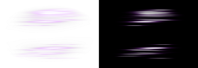 Pink, light, speed, line, motion neon glowing PNG with transparent background. This vibrant PNG Overlay adds fast light trails and dynamic energy to creative design scenes.