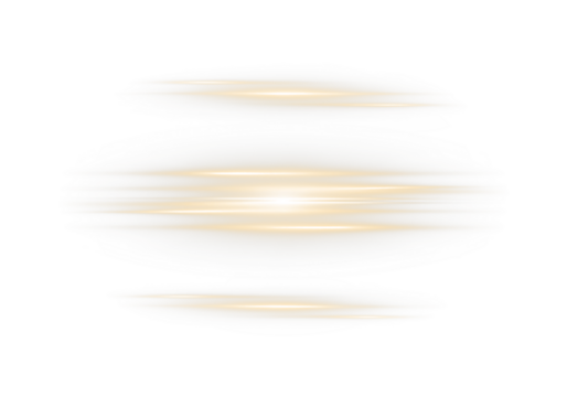 Light, gold, line, flare, effect golden light line PNG with shiny flare and sparkles. Transparent background PNG Overlay for festive, abstract, or glowing design compositions.