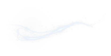 Blue, wave, wind, light, line abstract blue light swirl PNG with motion lines. PNG Overlay adds speed, twirl, and sparkle on transparent design for sci-fi and digital visuals.