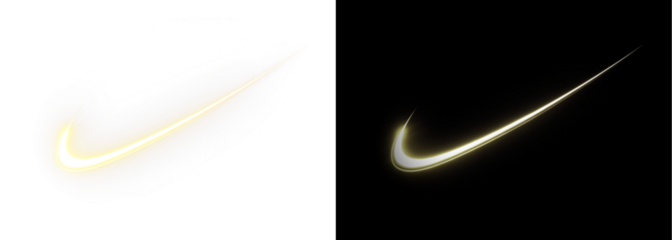 Line, yellow, sparkle, spark, flare sparkling yellow PNG lines on transparent background. PNG Overlay with bright glitter and golden dust, perfect for fantasy or festive themes.