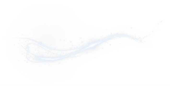 Blue, wave, wind, light, line abstract blue light swirl PNG with motion lines. PNG Overlay adds speed, twirl, and sparkle on transparent design for sci-fi and digital visuals.