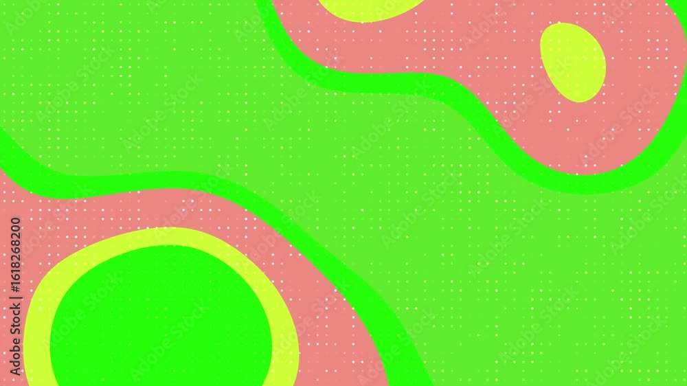 Aufkleber abstracts liquid blink dot_ dynamic abstract background animation featuring fluid shapes, halftone p