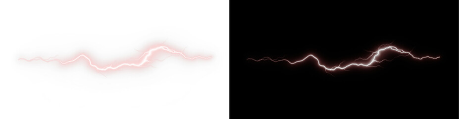 Storm, light, thunder, thunderbolt, thunderstorm clean white PNG bolt with transparent background. Lightning PNG Overlay for electric visuals, storm design, power icons and shock effect.