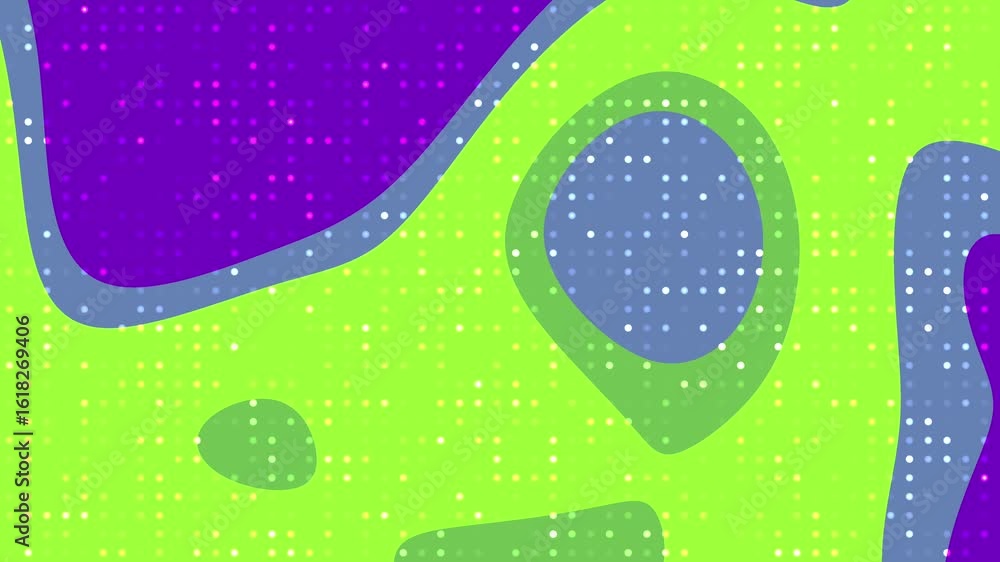 Aufkleber abstracts liquid blink dot_ dynamic abstract background animation featuring shifting organic shapes 