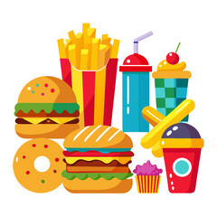 fast food set