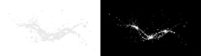 Twirl, line, light, swirl, curve soft glowing PNG trail with abstract shape and circular light twist. Transparent PNG Overlay for elegant, bright and dynamic visuals. © Ekaterina