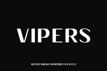 Display alphabet font vector design suitable for headline, poster, logo, magazine and many more