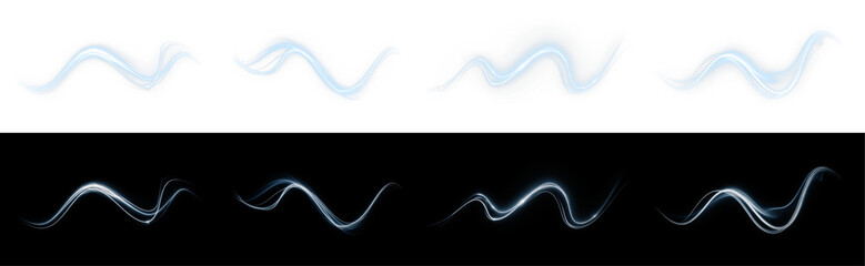 glowing, line, neon, light, futuristic glowing, line, neon, light, futuristic PNG PNG Overlay. Transparent sparkle with spiral wave motion, laser fractals, and bright dynamic energy for modern power