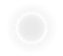 white, lightning, frame, round, electricity — white, lightning, frame, round, electricity PNG PNG Overlay. Transparent glowing border with electric flash and plasma effect. Perfect for stormy thunderb