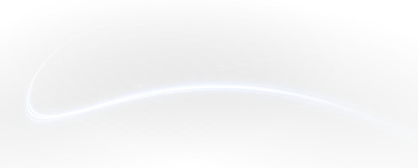 Neon, blue, motion, trail, speed glowing curve PNG. Elegant swirl wave trail PNG Overlay on transparent background, perfect for energy, LED or dynamic motion art.