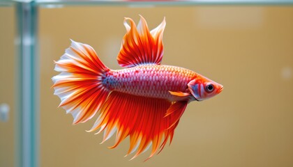 Fototapeta premium Vivid Koi Fish Aquarium