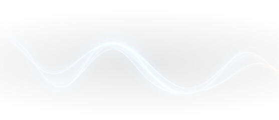 Neon, blue, motion, trail, speed glowing swirl PNG wave. Abstract dynamic light PNG Overlay for transparent high-tech or energy motion designs with futuristic style.