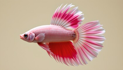 Pink Dragonfly Fish Soaring Flight