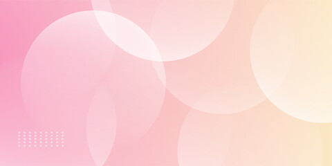 Minimalist banner background, pastel colorful, pink and yellow gradations.eps10
