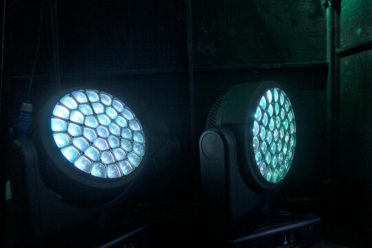 Profesional video studio. light in the film studio