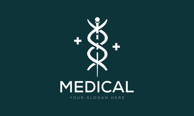 Circular  Medical Logo Health Icon Vector Logo Design