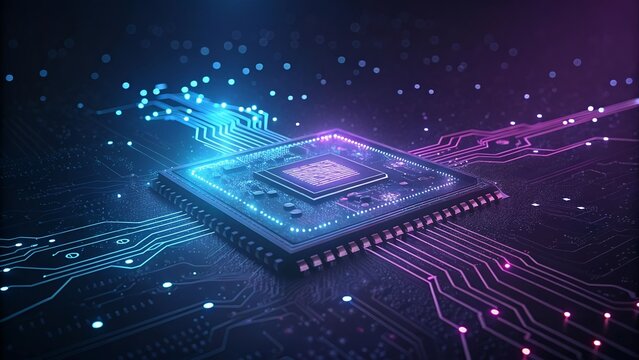 Experience the future with cutting edge technology, stunning circuit design, and vibrant data streams