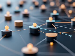 selective focus online connections between learning hubs