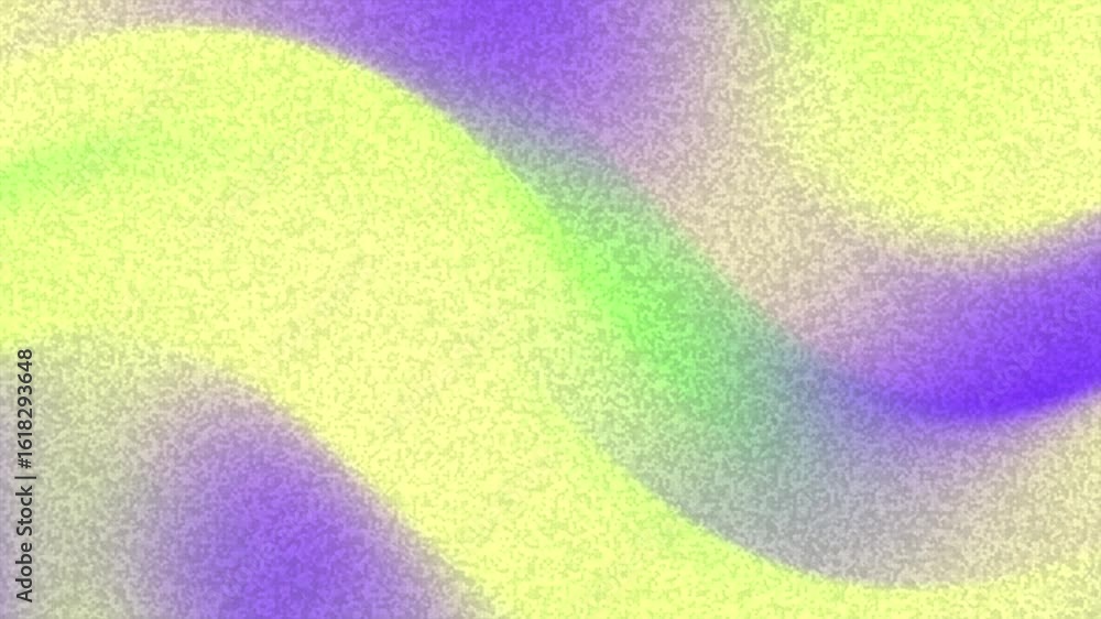 Poster abstracts noise_ dynamic grainy gradient animation featuring flowing waves of pastel colors shifting
