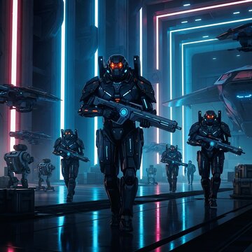 soldier with a gun Starforce Command Unit