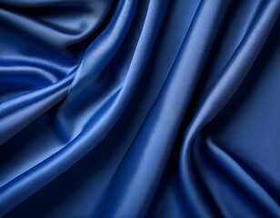 Fototapeta premium a top view of a navy blue smooth fabric background captured in high resolution photography the intricate details of the fabric s texture are clearly visible creating a refined elegant and polishe