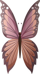 dusty butterfly wings tranfarent vector.