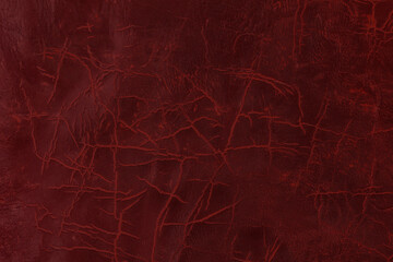 Beautiful red background with leather texture