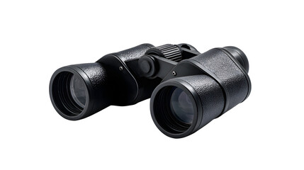 Black Binoculars, isolated on transparent background