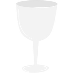 empty wine glass