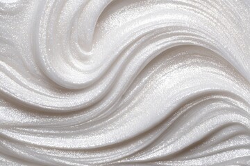 Glistening white textures perfect for elegant cosmetic backgrounds in beauty and skincare promotions