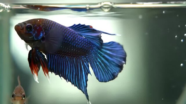 tropical fish in aquarium