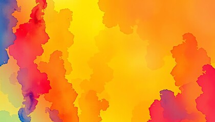 Abstract watercolor wash background, vibrant hues,  paint,  splash