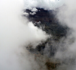 Cloudy Day At The Grand Canyon Arizona
