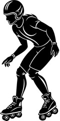 Rollerblader Silhouette: Skating & Outdoor Fun