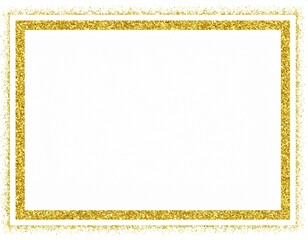 Gold Glitter Frame