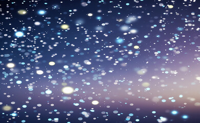 Obraz premium Whispers of Light Beneath the Veil of Night