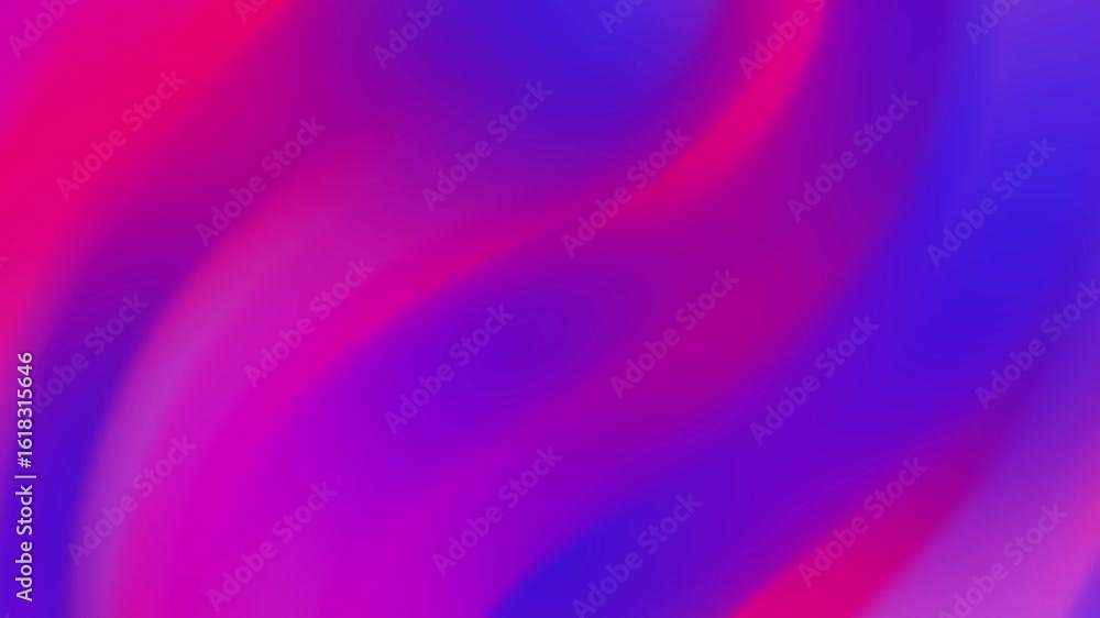 Poster abstracts dynamic colorful fluid gradient animation featuring smooth transitions between pink, purpl