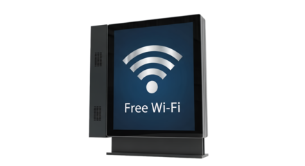 Free WiFi Kiosk Digital Signage Display Screen Outdoor Advertising