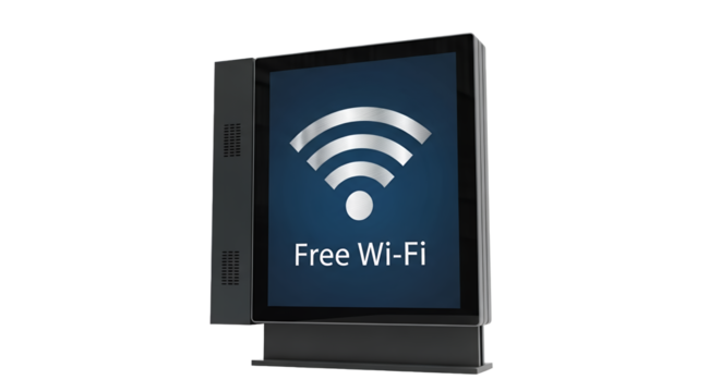 Free WiFi Kiosk Digital Signage Display Screen Outdoor Advertising