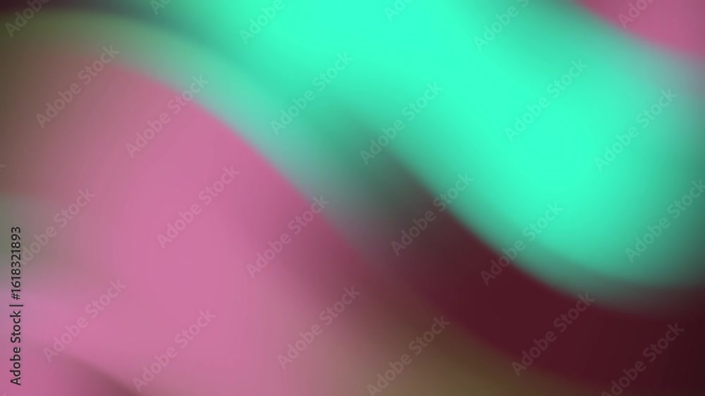 Poster abstracts flowing gradient animation with pink and teal hues creates a mesmerizing abstract backgrou